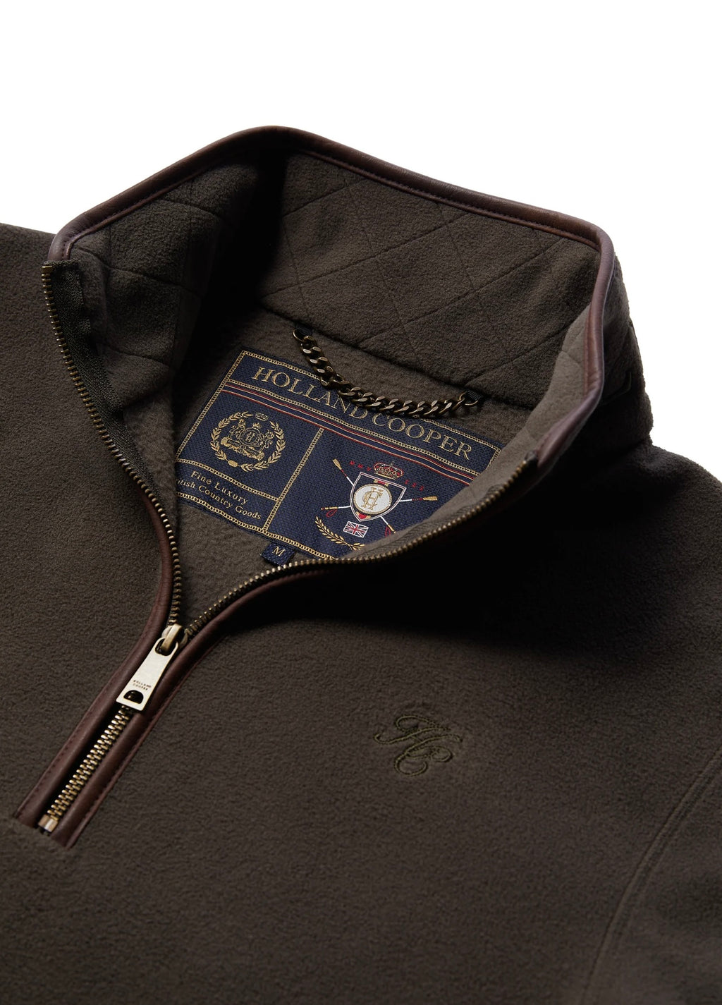 Men's Country Fleece Quarter Zip Khaki