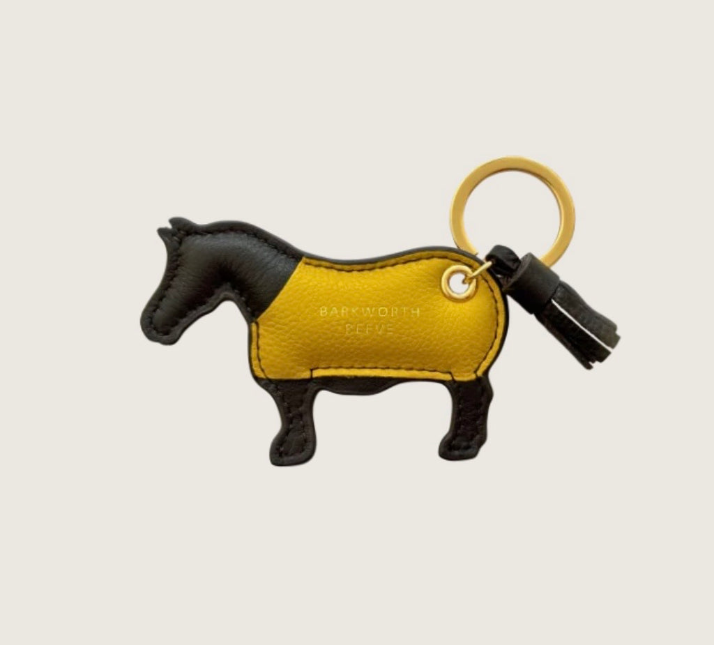 Barkworth Reeve Milton Pony Keyring in Brown Bay & Caramel