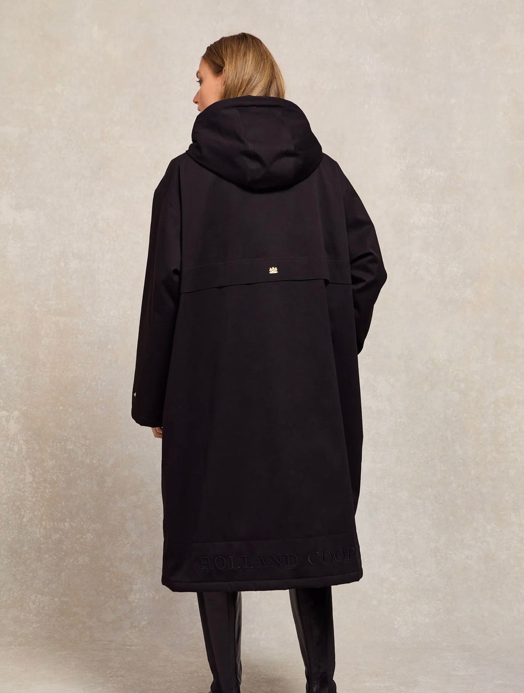 Holland Cooper One-Size Waterproof Coat Black