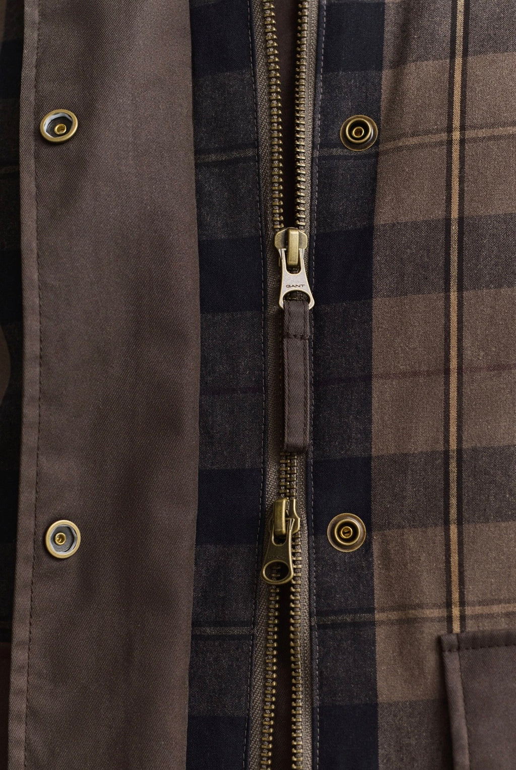 GANT Check Waxed Jacket
