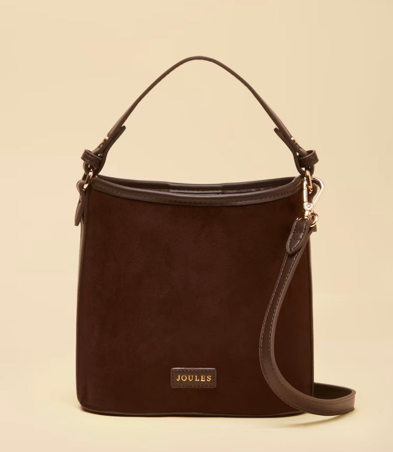 Joules Chocolate Brown Bucket Bag
