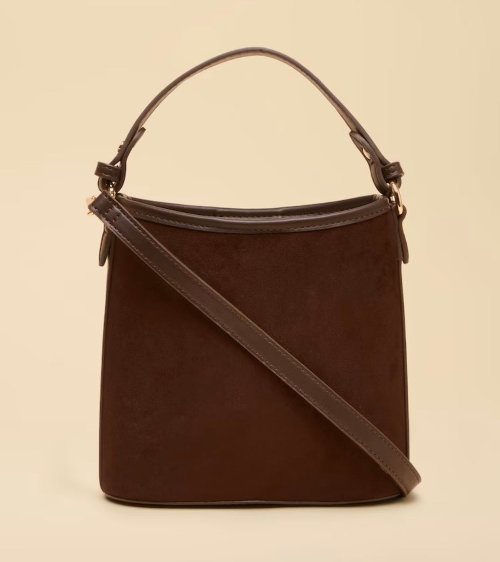 Joules Chocolate Brown Bucket Bag