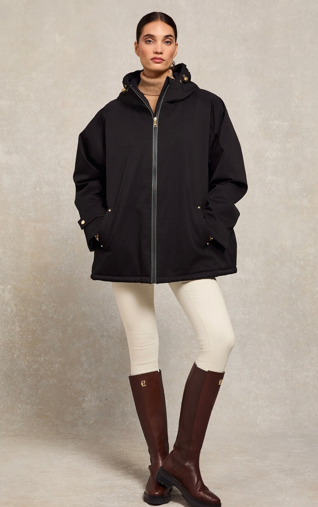 One-Size Waterproof Jacket Black