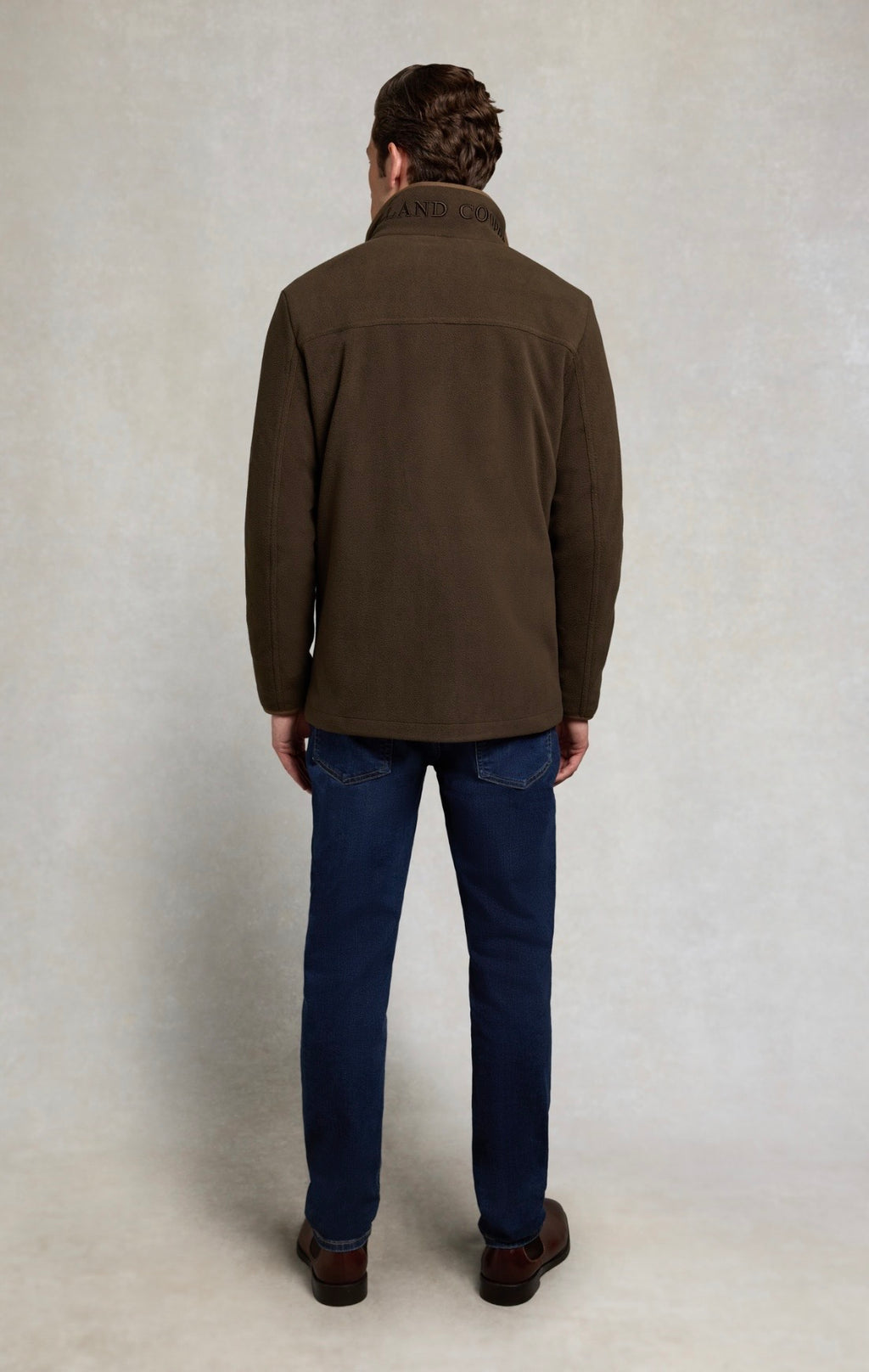 Holland Cooper Men's Fleece Field Jacket - Khaki