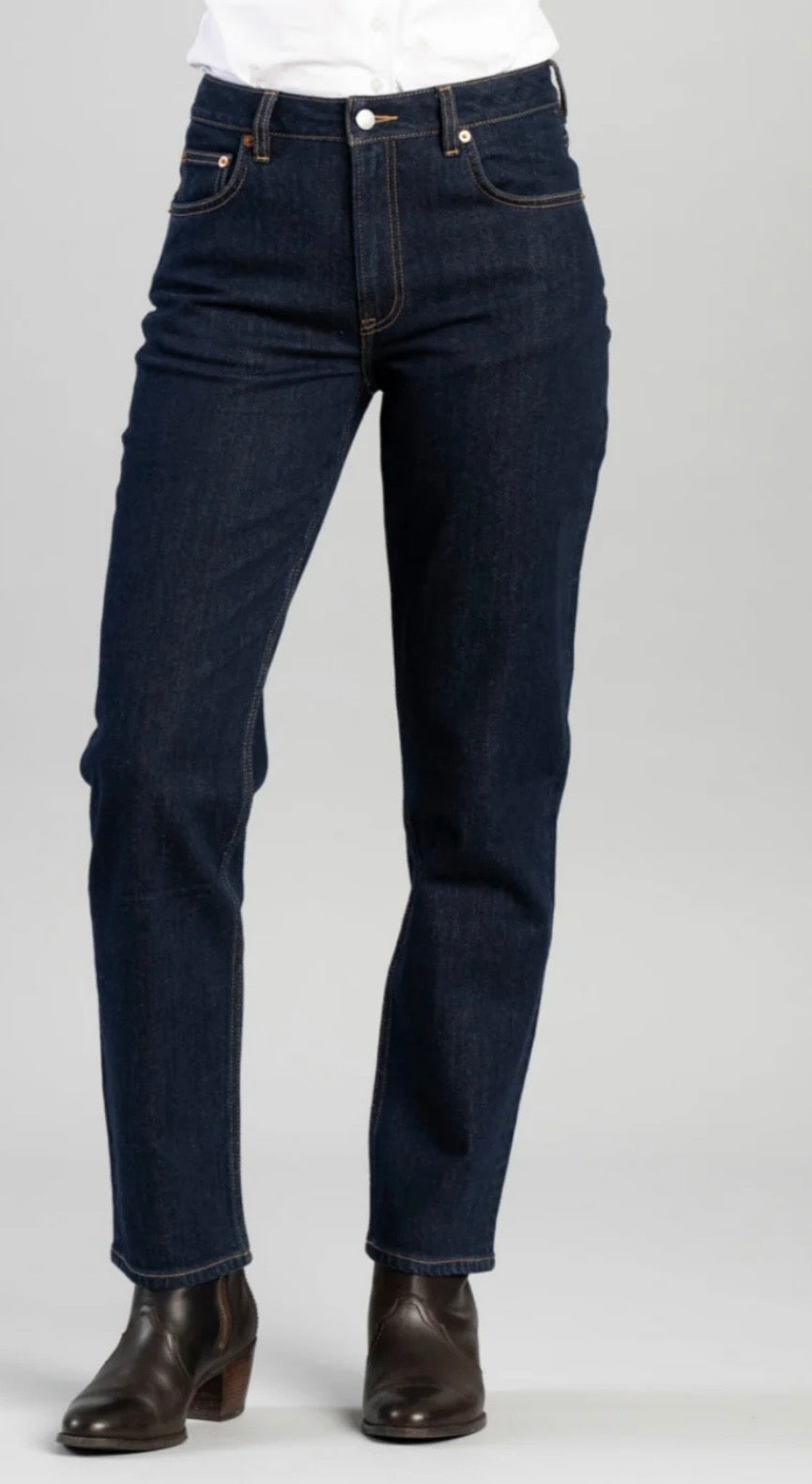 GANT Straight Stretch Jeans - Dark Blue