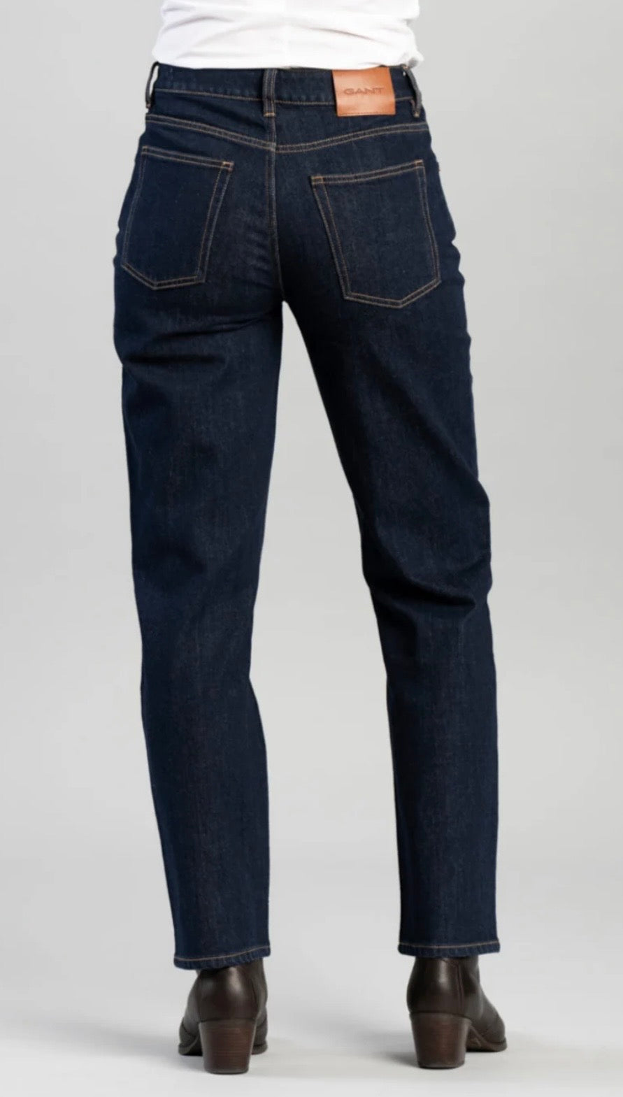 GANT Straight Stretch Jeans - Dark Blue