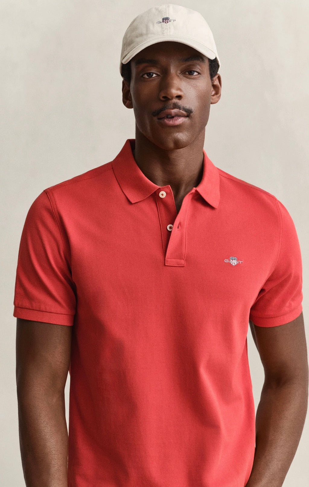 GANT Classic Regular Polo Shirt Maple Fire