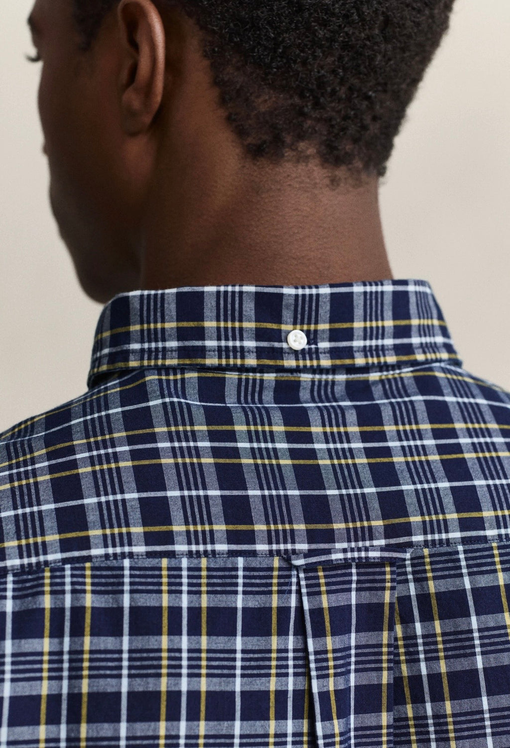 GANT Checked Archive Poplin Shirt Indigo
