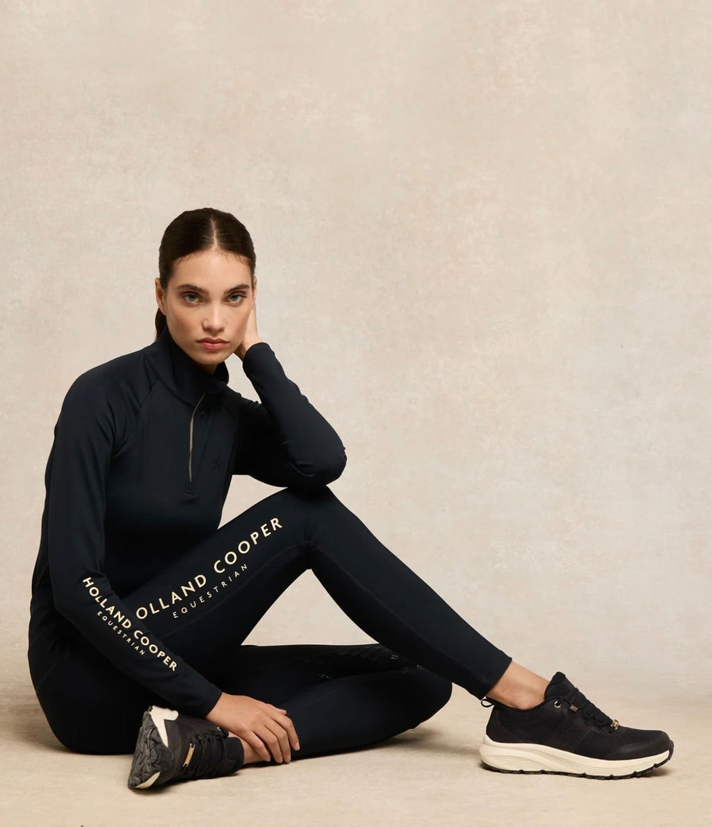 Burghley Waterproof Trainer Black