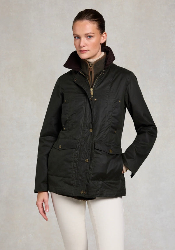 Classic Waxed Jacket Dark Olive