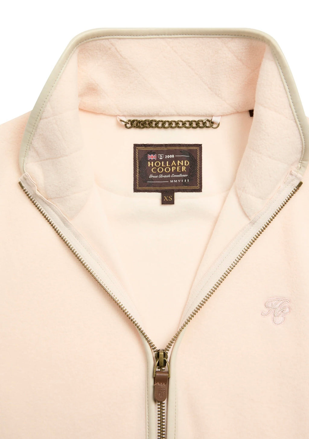 Country Fleece Gilet Palest Pink