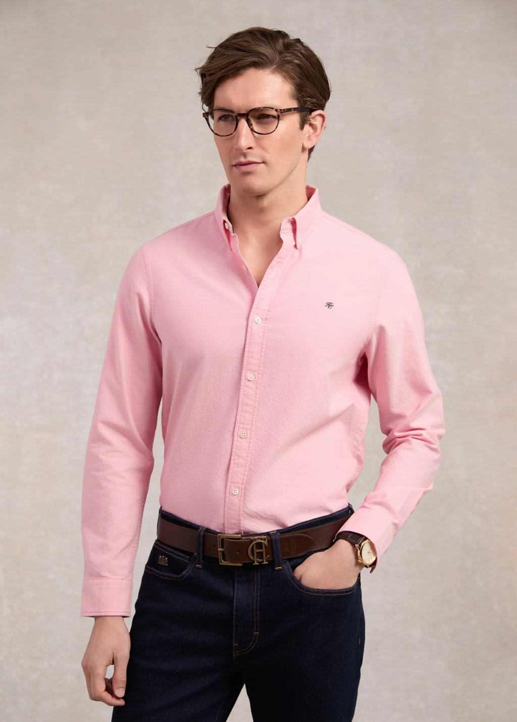 Men's Classic Oxford Shirt Soft Pink
