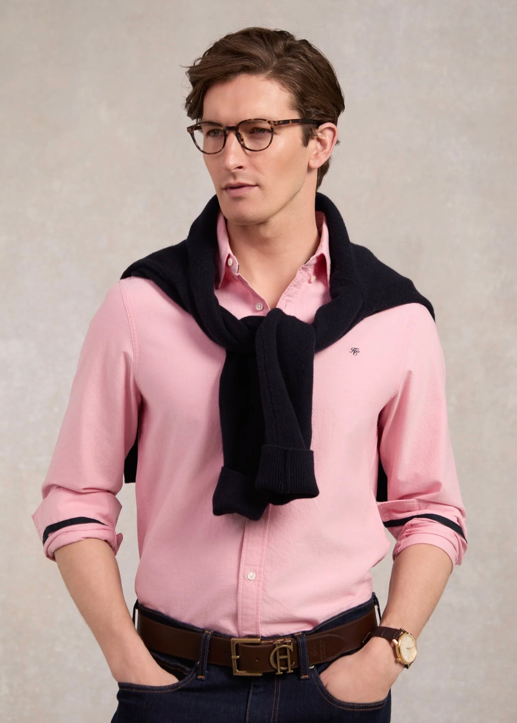 Men's Classic Oxford Shirt Soft Pink