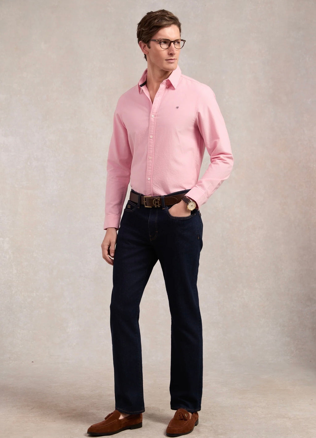 Men's Classic Oxford Shirt Soft Pink