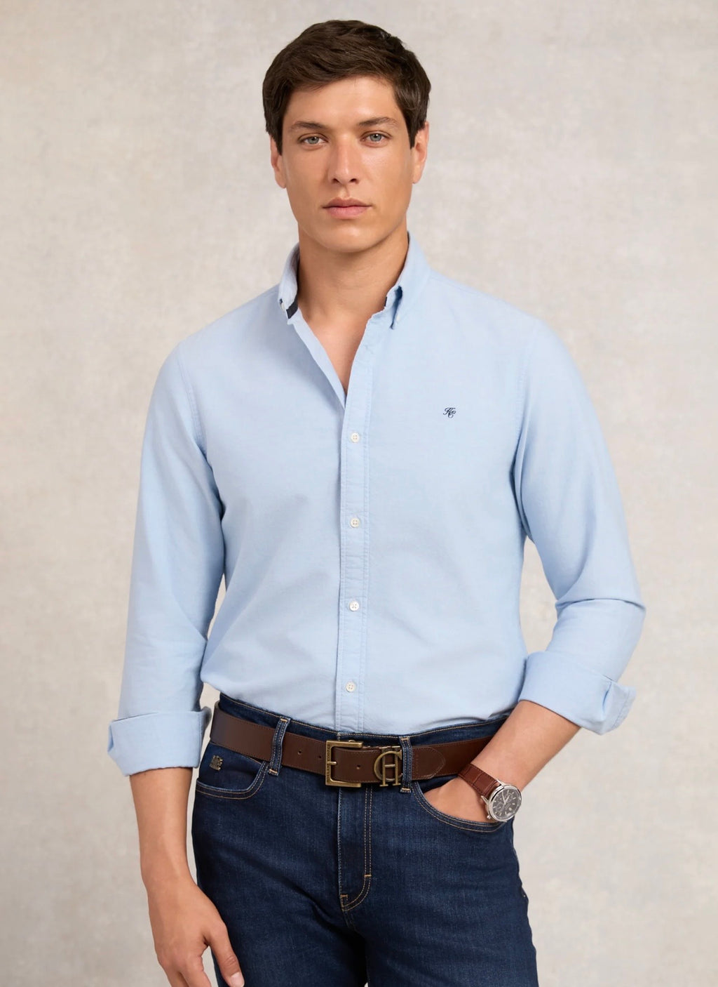 Men's Classic Oxford Shirt Sky Blue