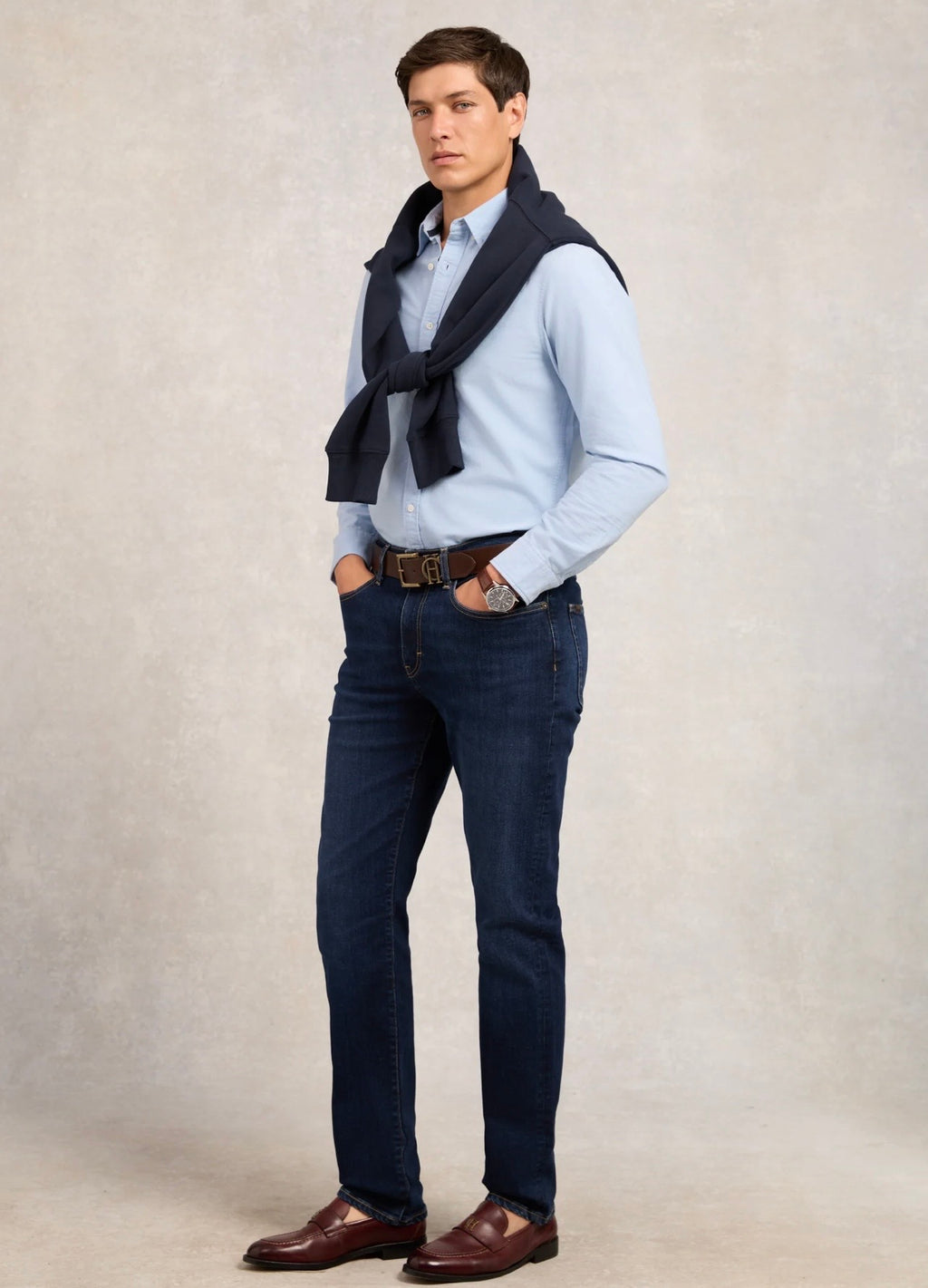Men's Classic Oxford Shirt Sky Blue