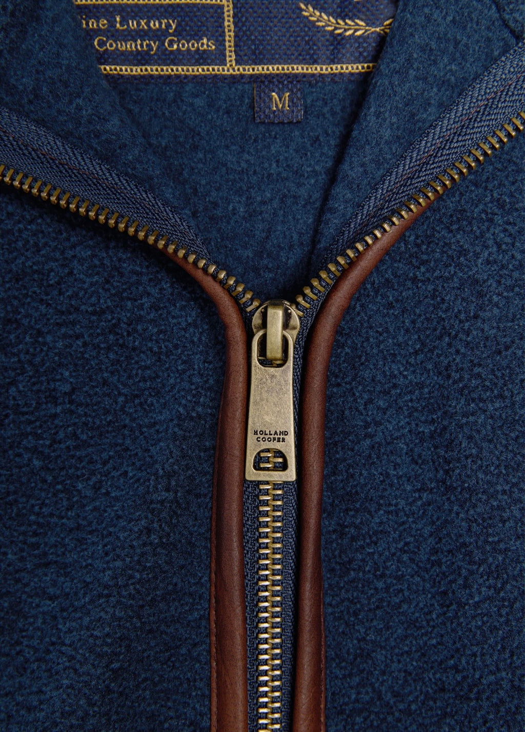 Men's Country Fleece Gilet Dusky Blue