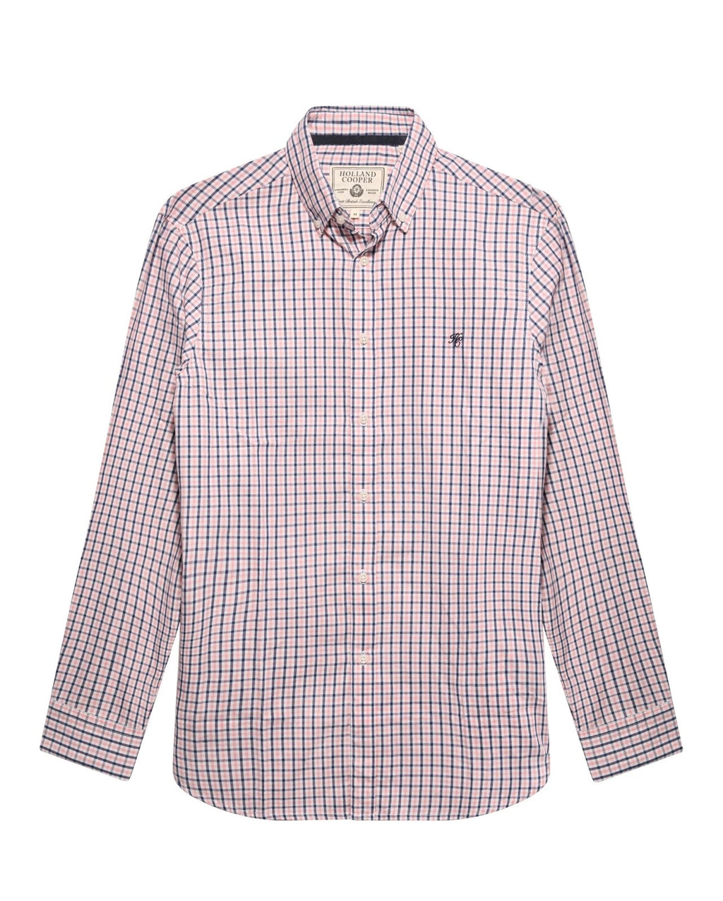 Men's Classic Woven Button Down Shirt Cotswold Pink Check