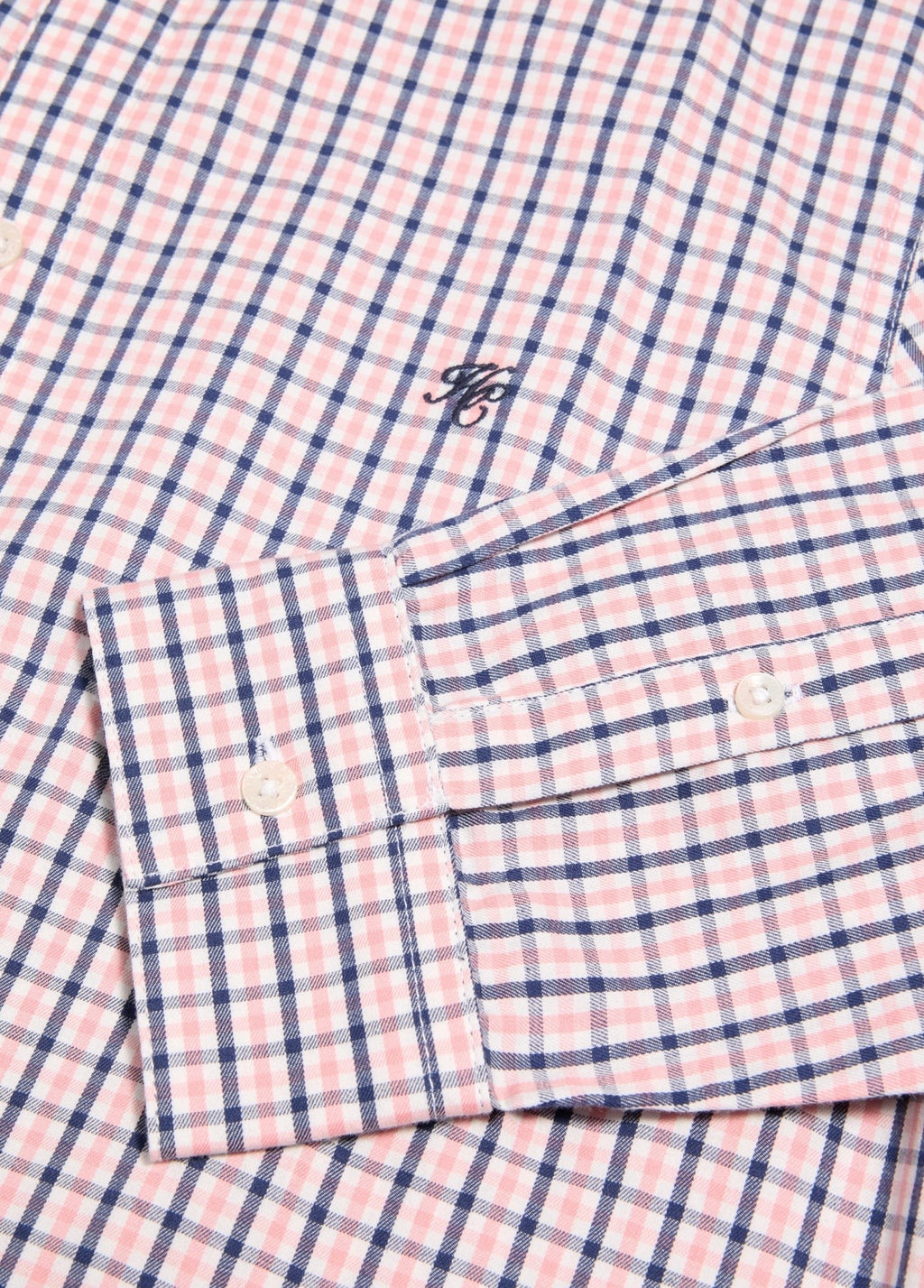 Men's Classic Woven Button Down Shirt Cotswold Pink Check