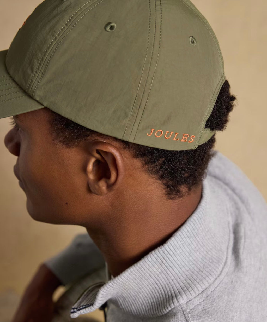 Daley Khaki Green Nylon Baseball Cap