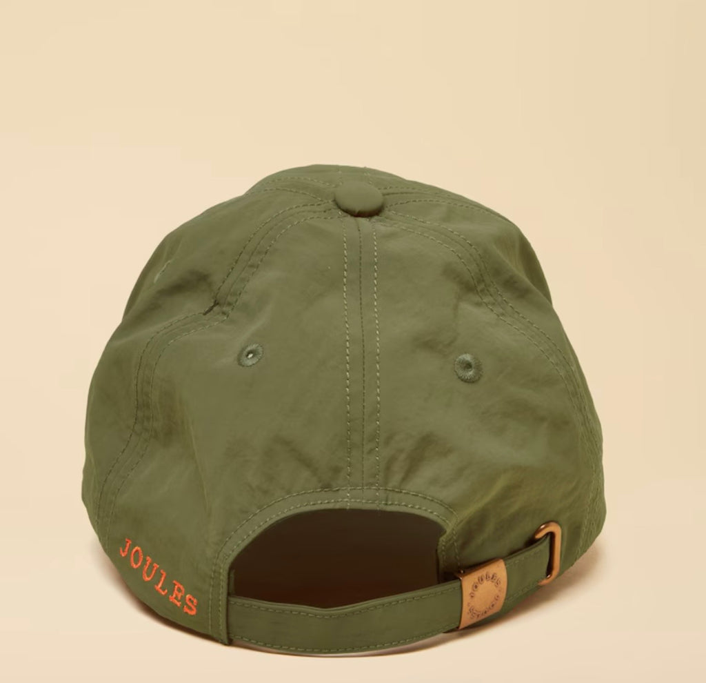 Daley Khaki Green Nylon Baseball Cap