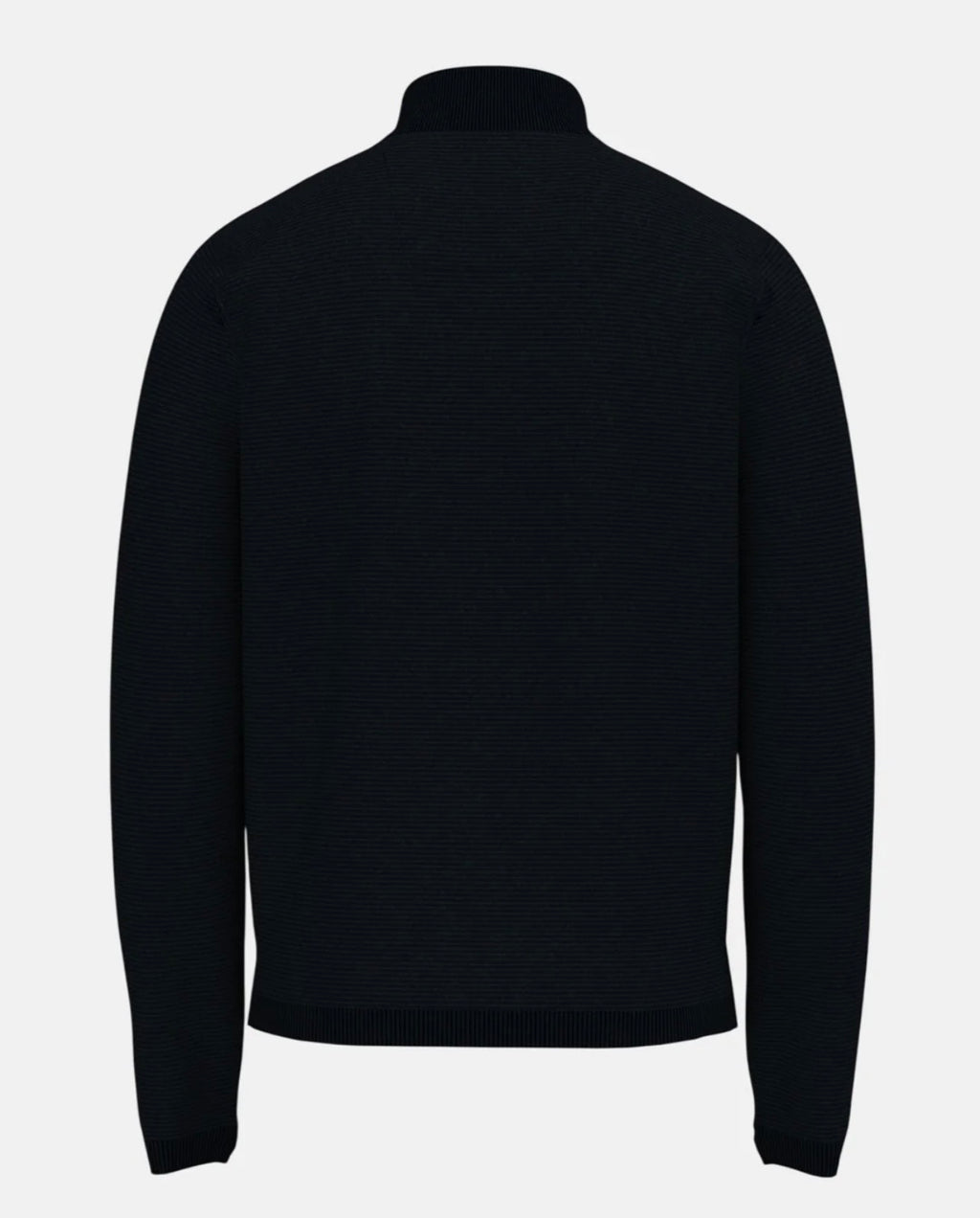 Fine Knit Air Cotton 1/4 Zip Sweater Navy