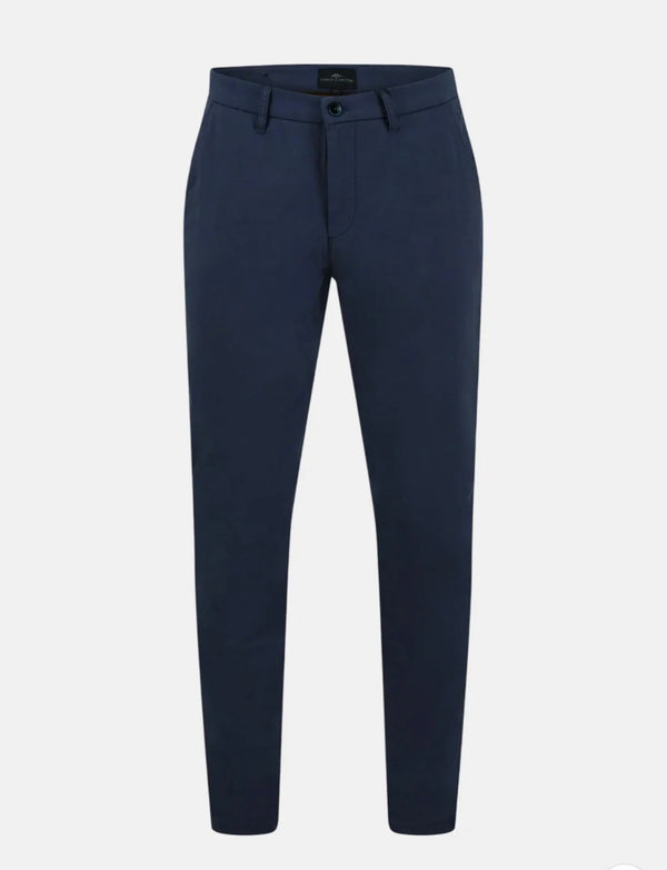 Five Pocket Stretch Cotton Chinos Dark Navy