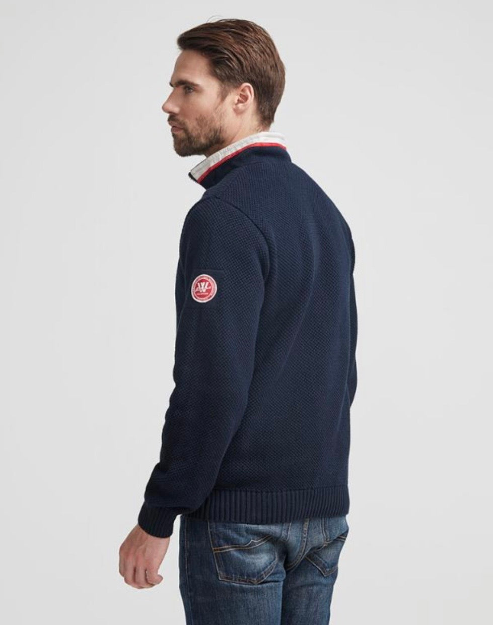 Classic Windproof Sweater - Navy