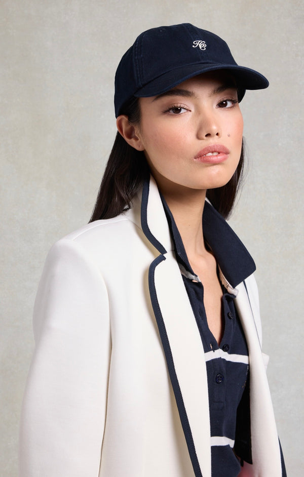 Monogram Cap Ink Navy