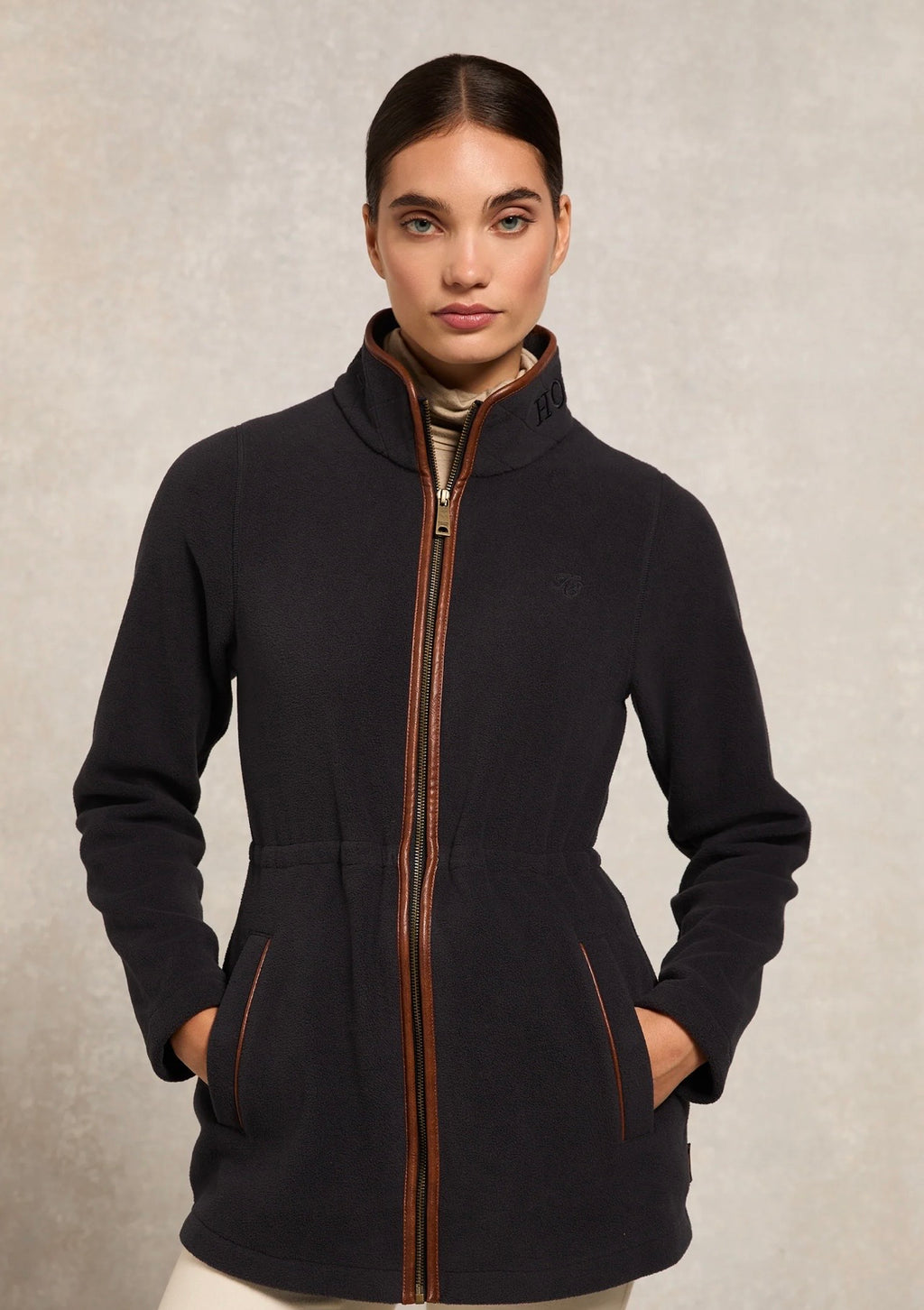 Holland Country Longline Fleece Ink Navy