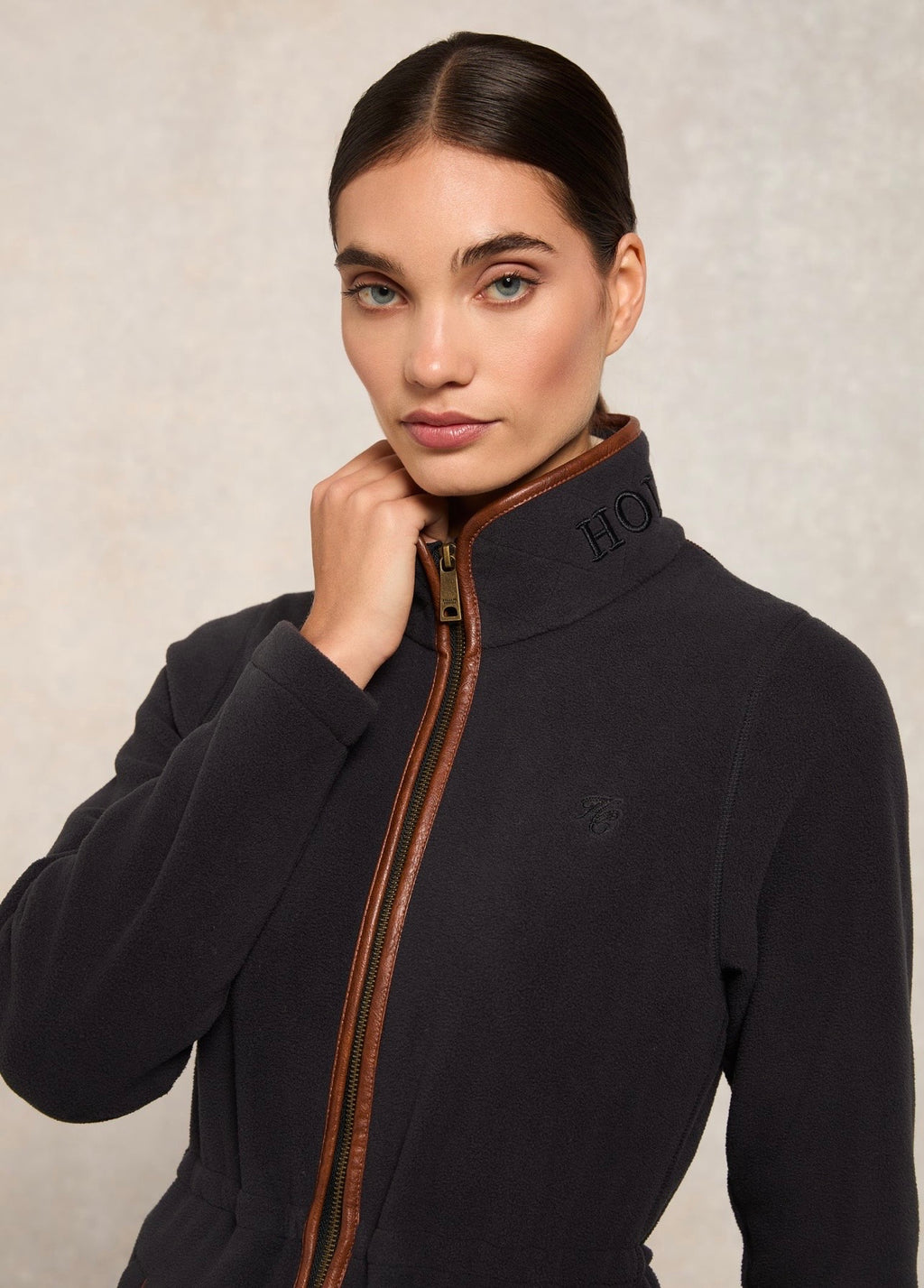 Holland Country Longline Fleece Ink Navy