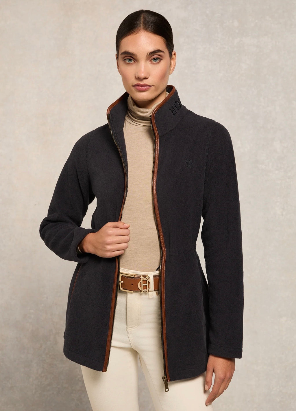 Holland Country Longline Fleece Ink Navy