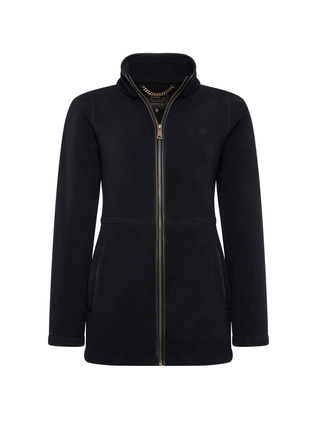 Holland Cooper Country Longline Fleece Black