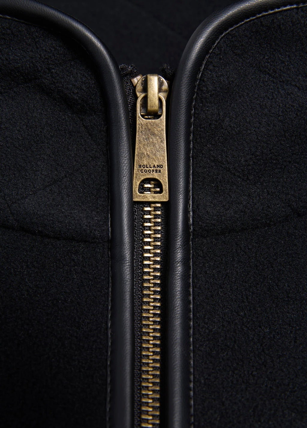 Holland Cooper Country Longline Fleece Black