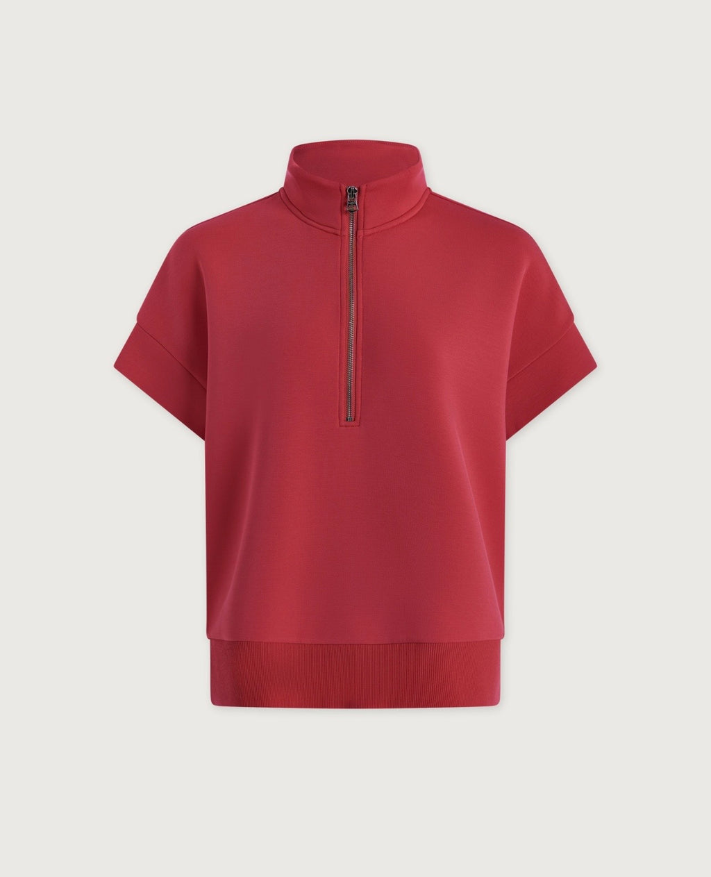 Varley Ritchie Short Sleeve Sweat Rich Raspberry