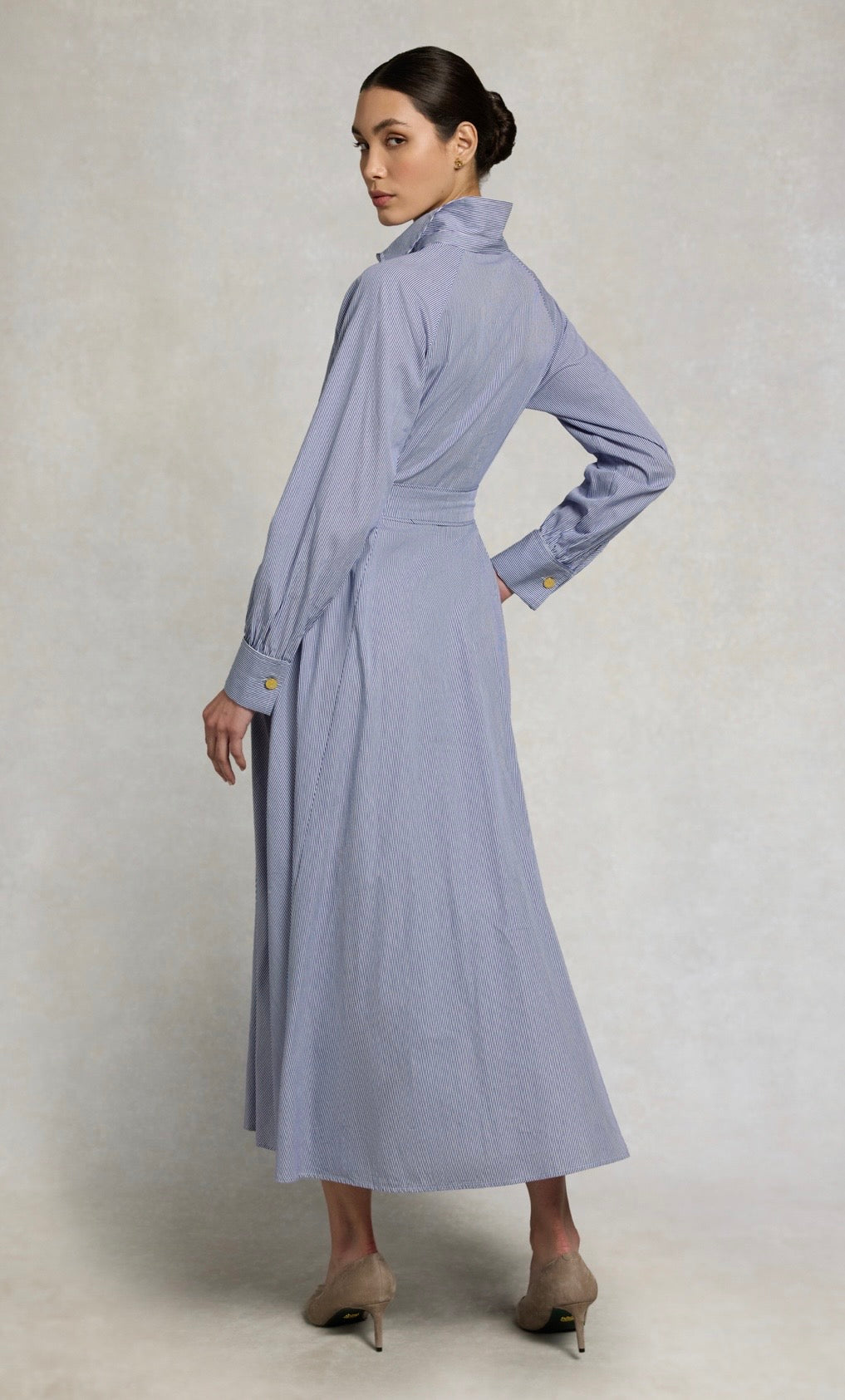 Holland Cooper Aimee Dress Blue Stripe