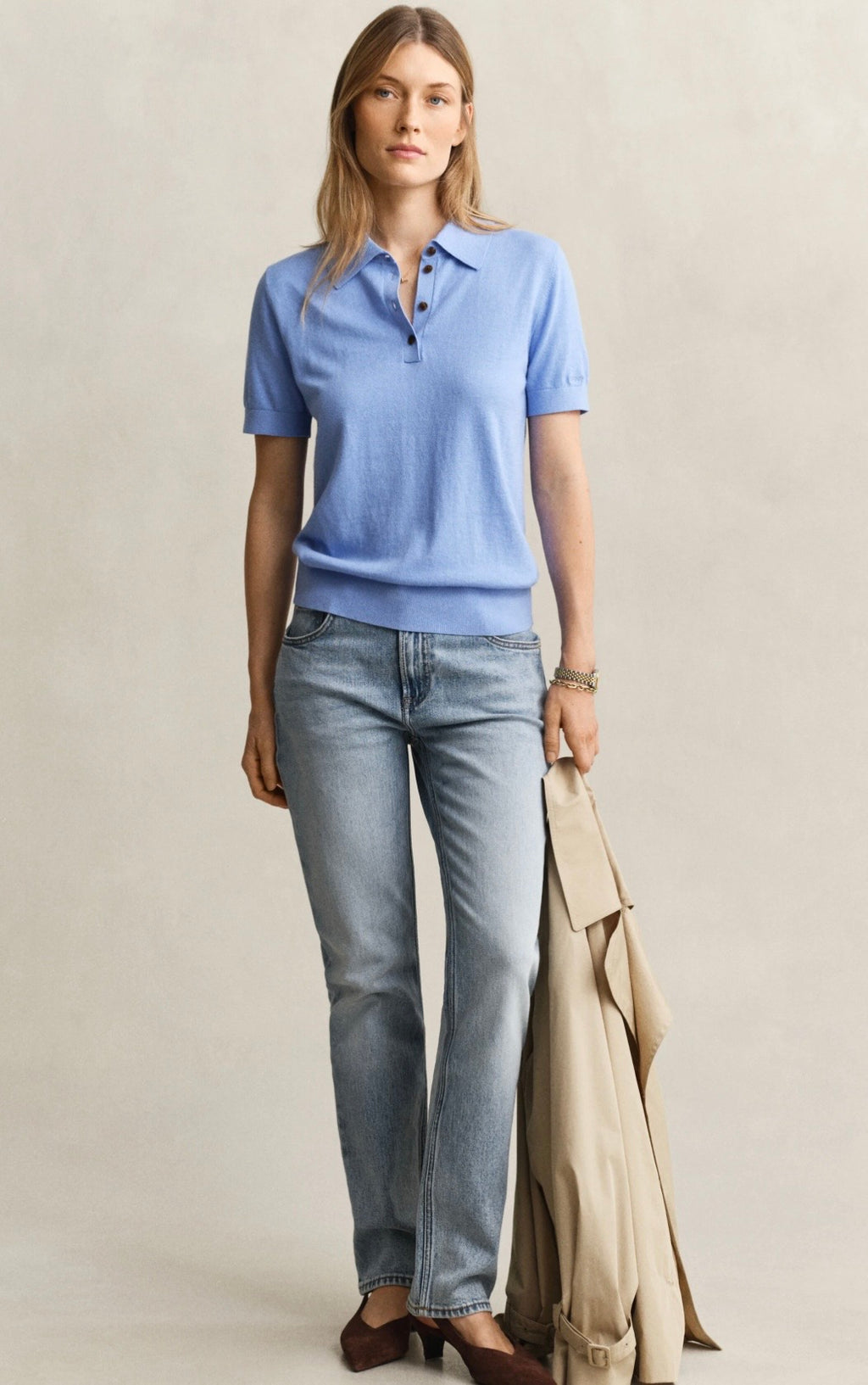 GANT Knitted Short Sleeve Rugger