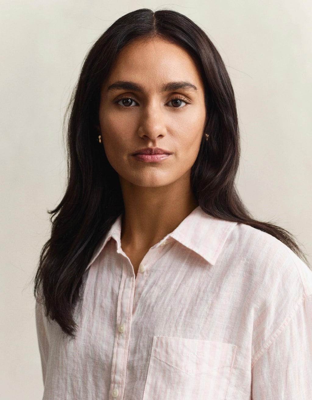 GANT Relaxed Fit Striped Linen