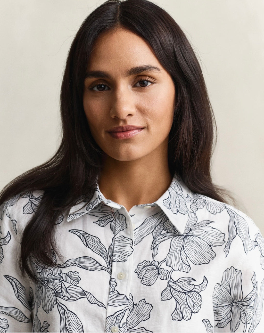GANT Floral Linen Shirt