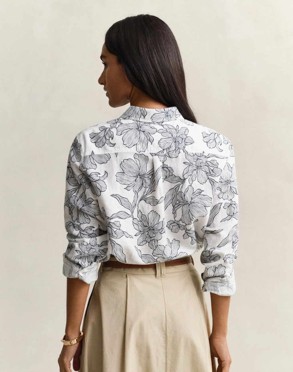 GANT Floral Linen Shirt