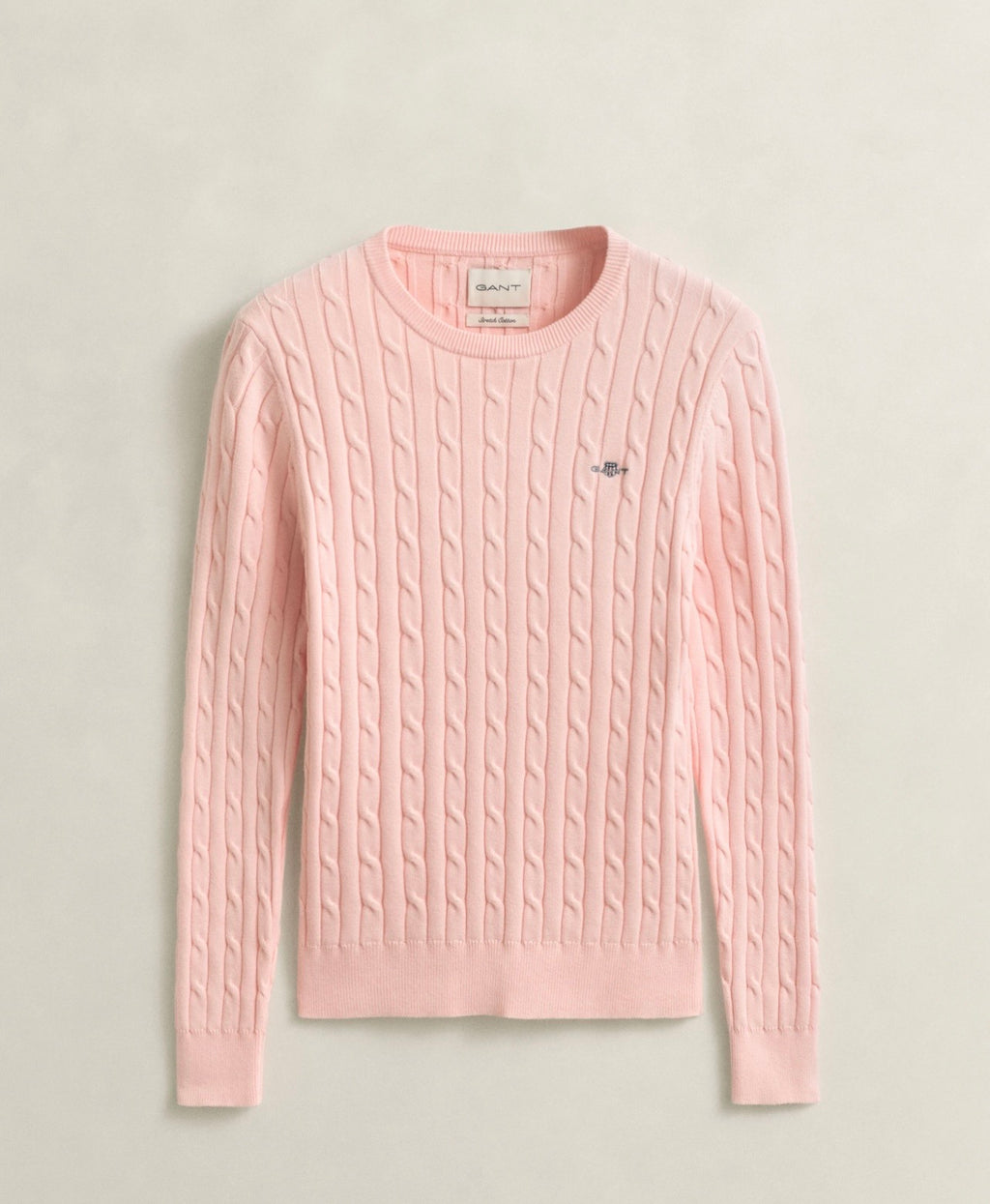 GANT Cable Knit Crew Neck Sweater