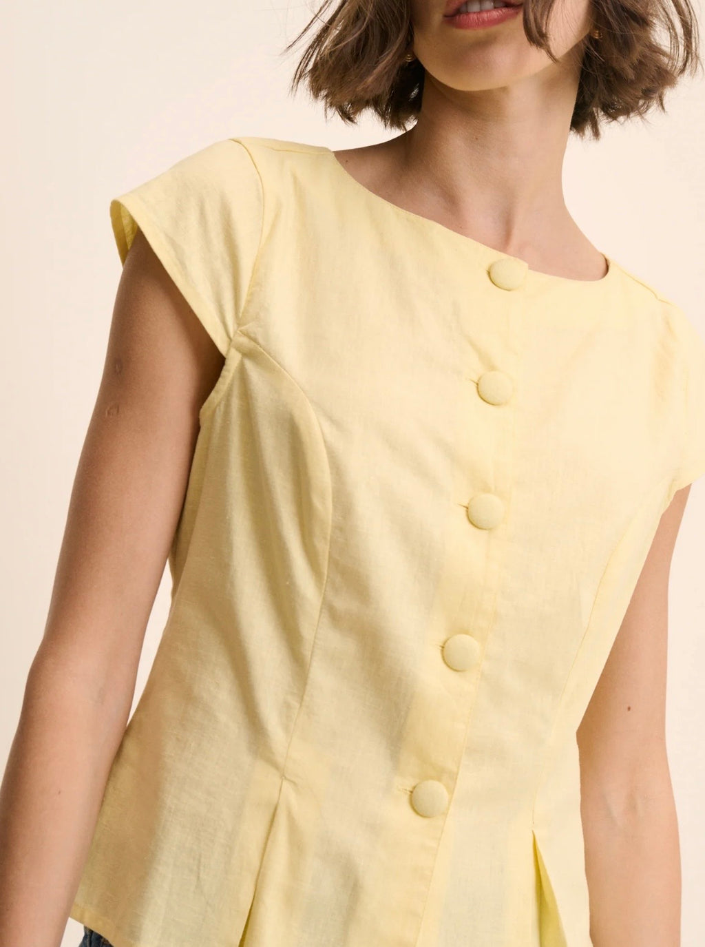 Nobody’s Child Butter Yellow Gretchen Top