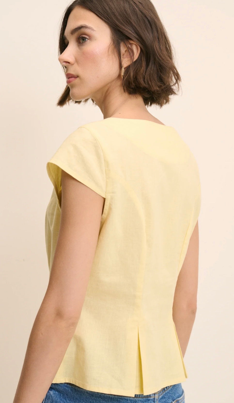 Nobody’s Child Butter Yellow Gretchen Top