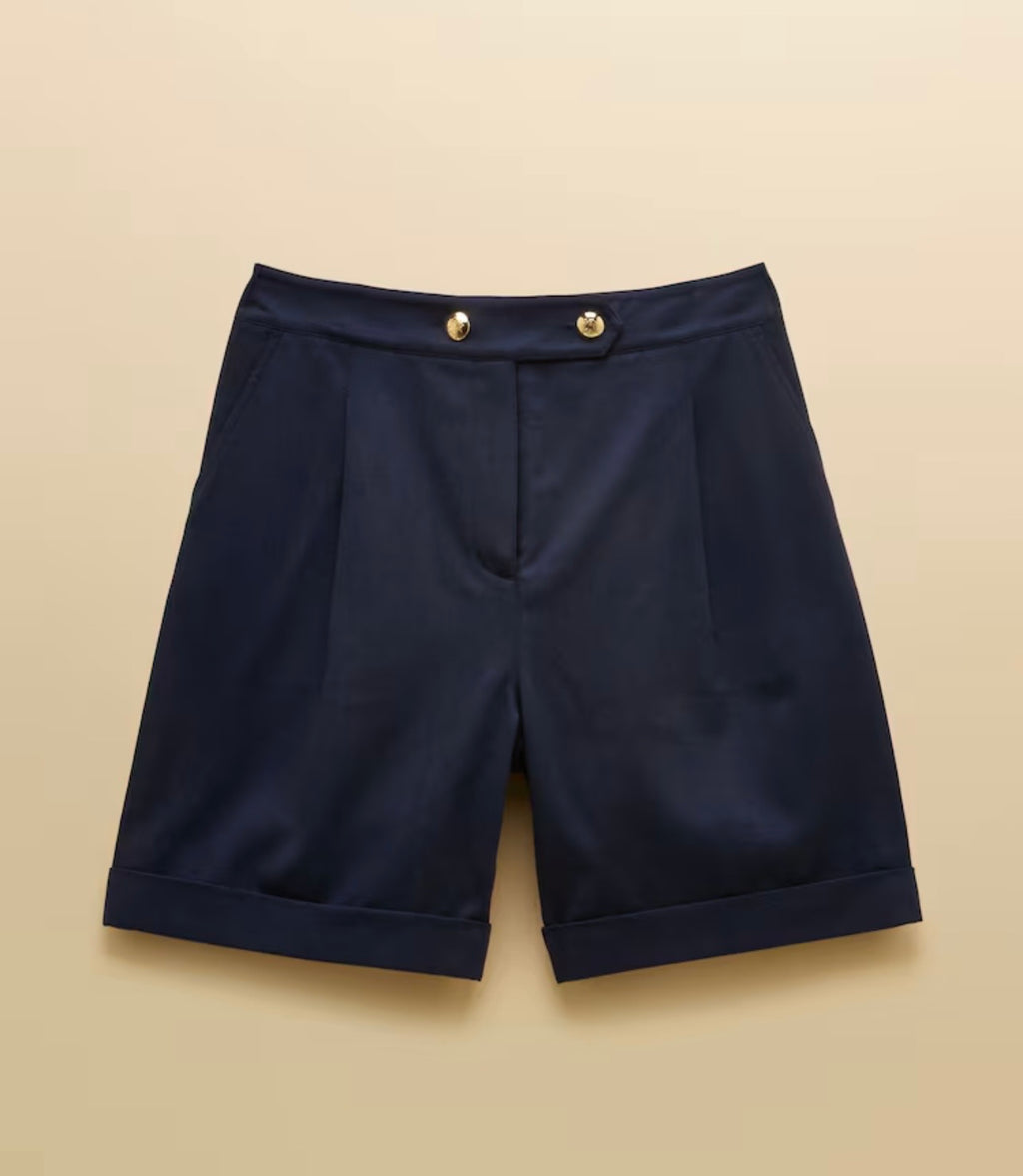 Joules Bay Navy Smart Tailored Shorts