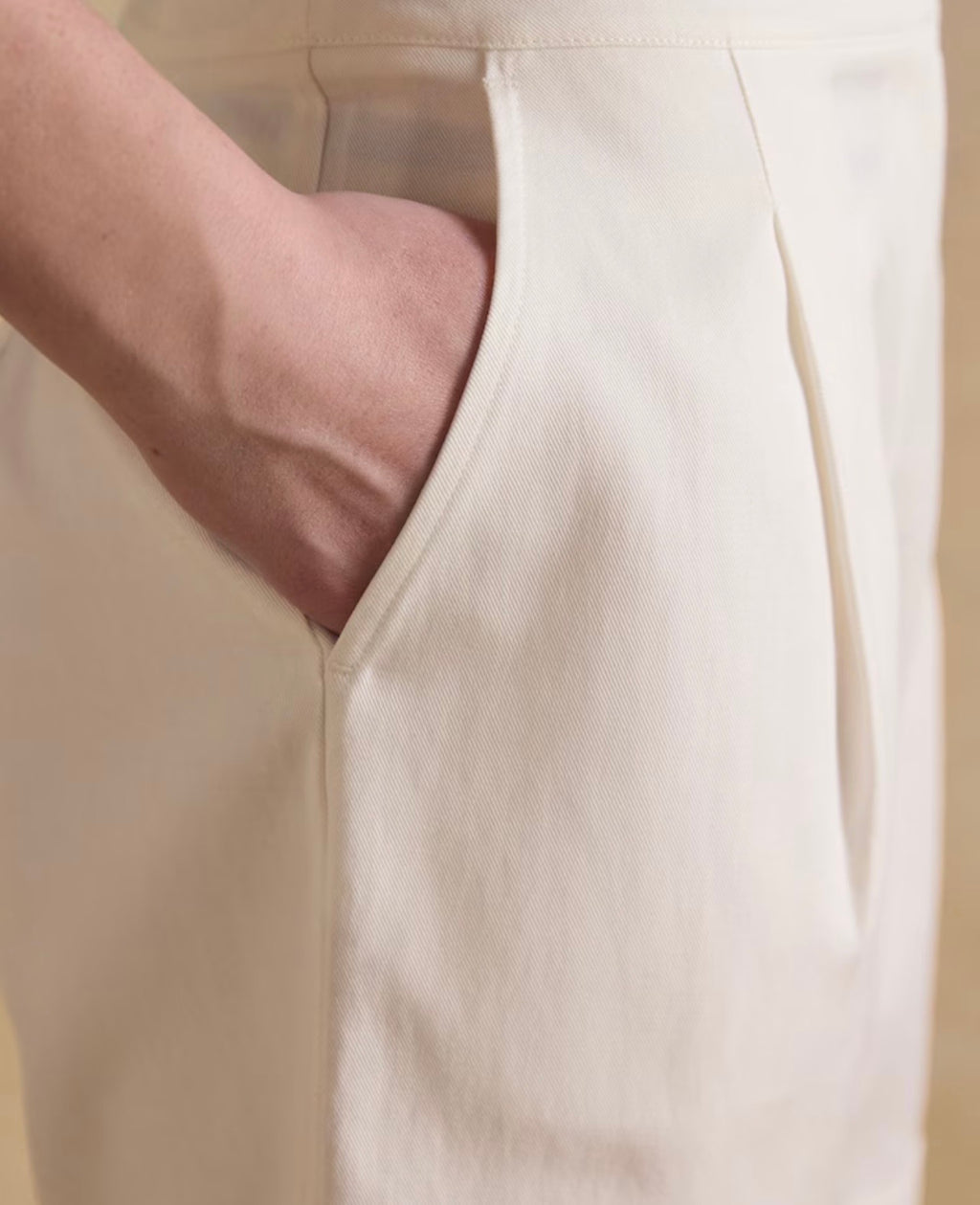 Joules Bay White Smart Tailored Shorts