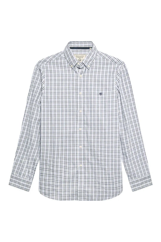 Checkered shirt on a white background