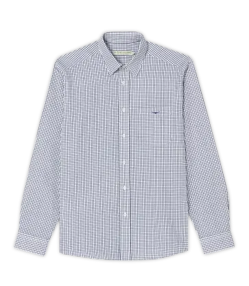 Checkered shirt on a white background