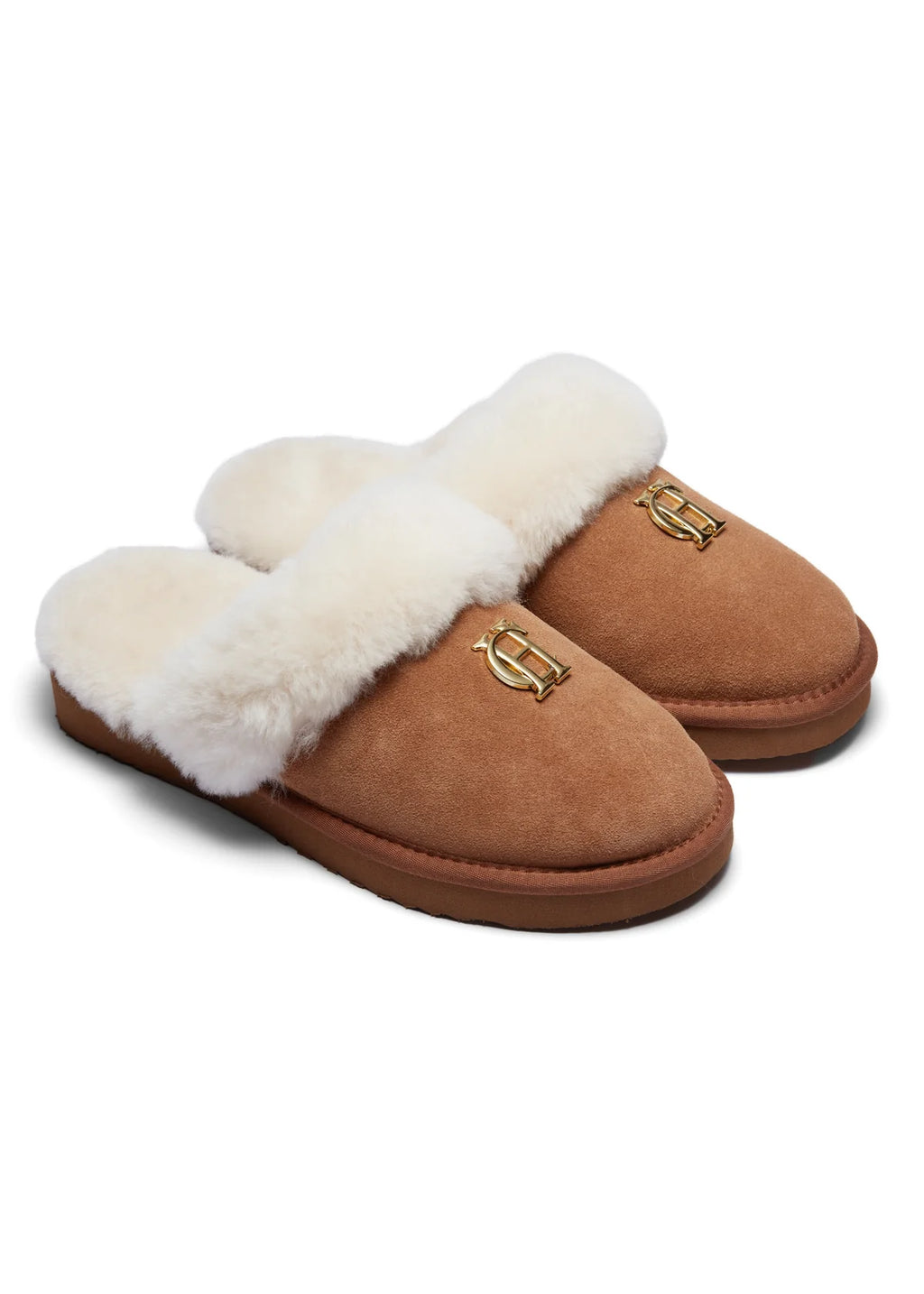 Holland Cooper shearling slipper