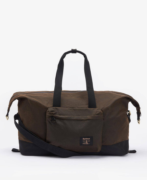 Barbour Field Wax Holdall - Olive/Black