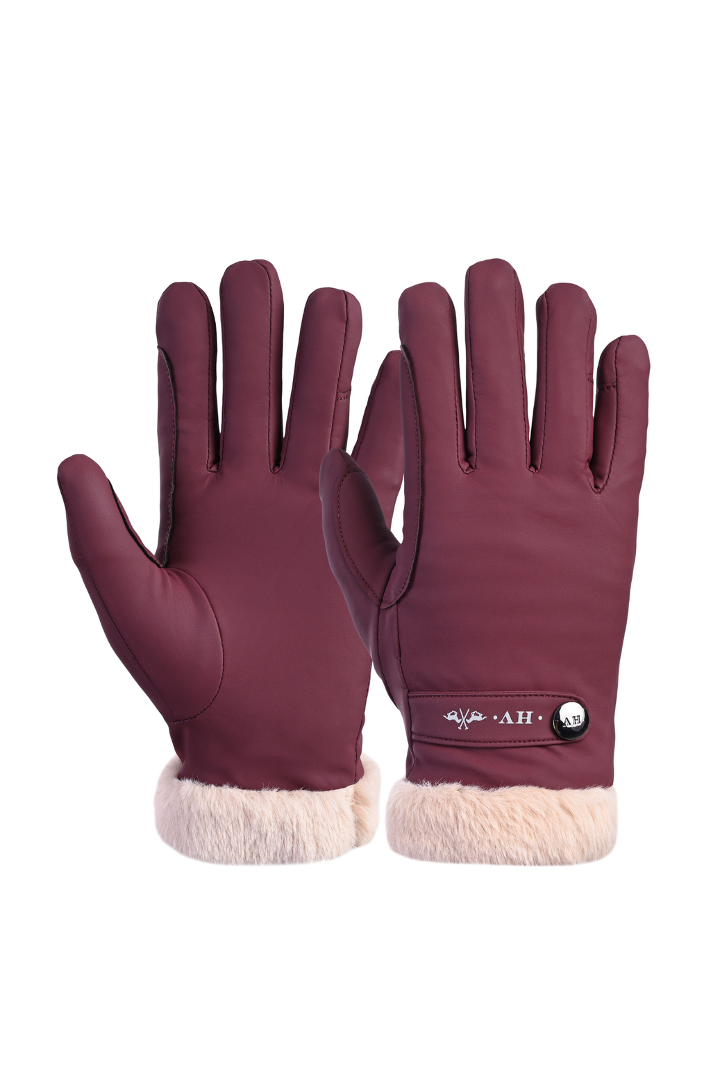 HV Society HVSGarbine Gloves - Burgundy Rattle